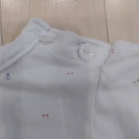 18m Cyrillus boat with bow girl long sleeves t-shirt French - Picture 4 of 7